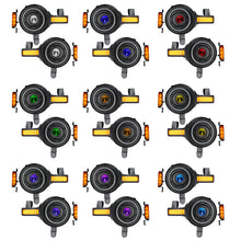 Load image into Gallery viewer, Oracle Oculus Bi-LED Headlights for 2021+ Ford Bronco with ColorSHIFT RGB+W - Focused LED Projection with 5200 Lumens