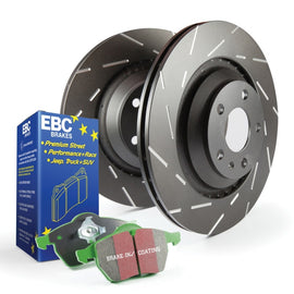 EBC S2K Brake Pad and Rotor Kit for Nissan Altima 2013-2015 * Includes Greenstuff Pads, USR Vented Rotors & Caliper Lube