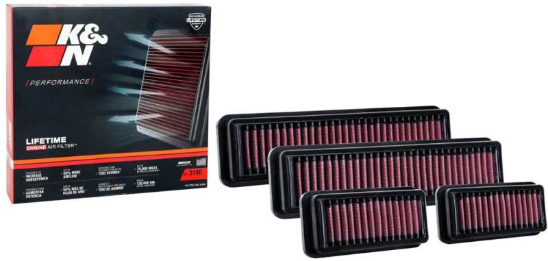 K&N Engineering High-Flow Drop-In Air Filter for BMW X3 & X4 Models * Part Number KN-33160