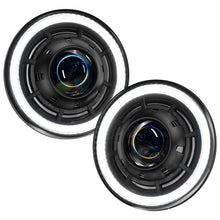Load image into Gallery viewer, ORACLE Lighting Oculus 7-Inch Switchback Bi-LED Projector Headlights for Jeep Wrangler JK (Part #orl5876-023)