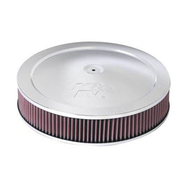 K&N Engineering 14-inch Red Custom Air Cleaner Assembly Part KNX60-1280 for Round Housing Engines