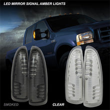 Load image into Gallery viewer, Spyder xTune Ford Super Duty F250-F650 Amber LED Mirror Signal Lens - Smoke