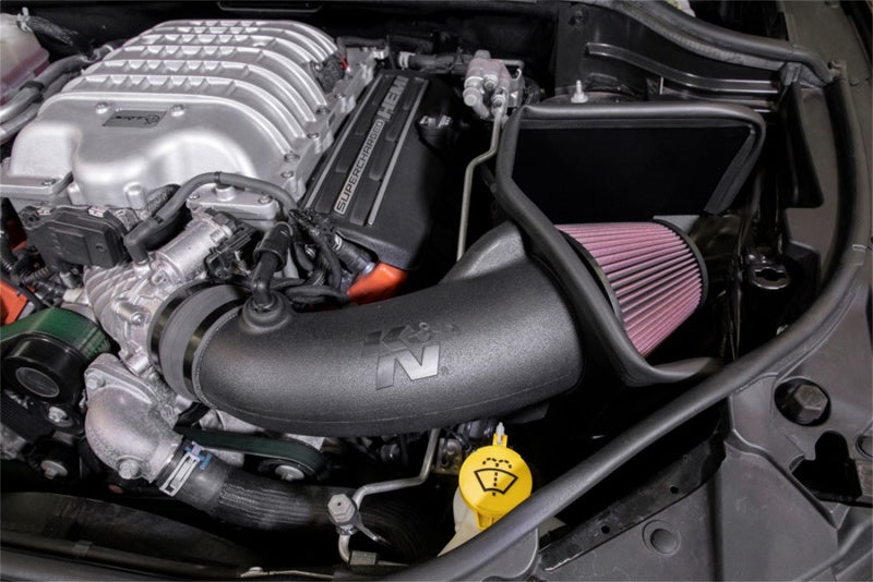K&N Engineering Cold Air Intake System for Dodge Durango and Jeep Grand Cherokee V8-6.2L (Part Number: K&N 63-1579)