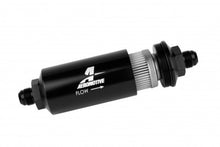 Load image into Gallery viewer, Aeromotive In-Line Filter AN-08 with 40 Micron Stainless Steel Element and Black Anodize Finish