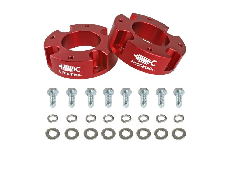 aFe CONTROL 1.875 Inch Leveling Kit for 2022-2023 Toyota Tundra * Red