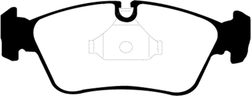 EBC Greenstuff 2000 Series Sport Front Brake Pads for BMW Z3 and 3 Series (Part Number: ebcDP21211)
