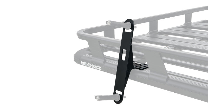 Rhino-Rack Pioneer Max Track 75 Degree Bracket Kit with Mounting for Rhino-Rack Small Fishing Rod Holder RHR43159