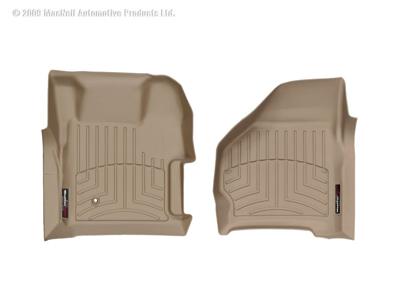 WeatherTech DigitalFit FloorLiner for 2006-2007 Ford F-250/F-350 Super Duty Front - Tan