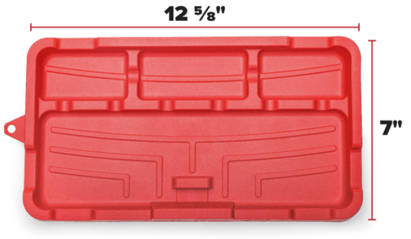 WeatherTech ToolTray 2 Pack in Red * Keep Your Automotive Tools Organized and Within Reach