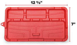 WeatherTech ToolTray 2 Pack in Red * Keep Your Automotive Tools Organized and Within Reach