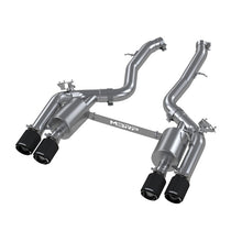 Load image into Gallery viewer, MBRP Armor Pro Series 3-Inch T304 Stainless Steel Resonator-Back Exhaust System with Quad Carbon Fiber Tips for BMW M2 (2019-2021)
