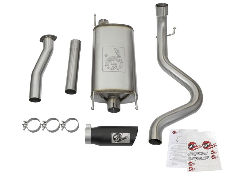 aFe MACH Force-Xp Cat-Back Exhaust System with Black Tip for Toyota Tacoma V6-3.5L (2016-2023)