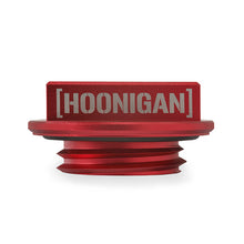 Load image into Gallery viewer, Mishimoto Subaru Hoonigan Oil Filler Cap - Red with Matching Bottle Opener and Multi-Tool Keychain