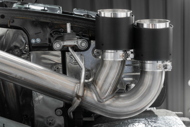 MBRP Armor Pro Series Exhaust System for Chevrolet Corvette C8 (2020-2026) with Carbon Fiber Tips - Part S70423CF