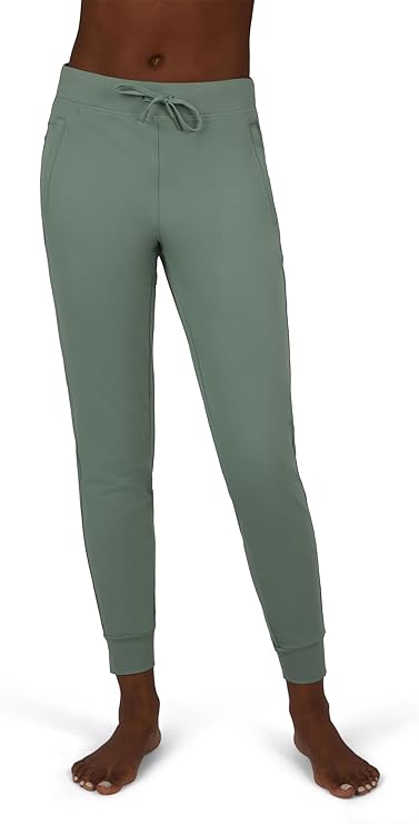 Yogalicous Womens Lux Avenue Side Pocket Jogger - Lily Pad