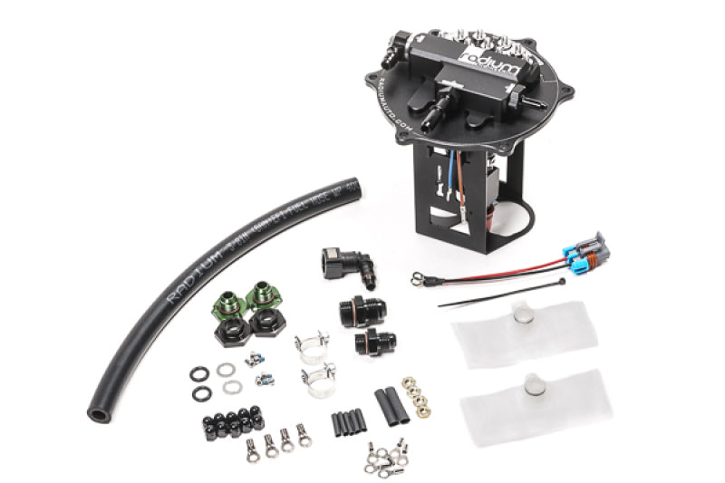 Radium Engineering EVO Fuel Pump Hanger for Mitsubishi Lancer Evolution 7/8/9 with Walbro F90000-Series Pumps