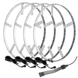 Oracle Lighting LED Illuminated Wheel Rings - ColorSHIFT Dynamic - 16.5-inch Aluminum Rings for Custom Wheels and Brake Rotors
