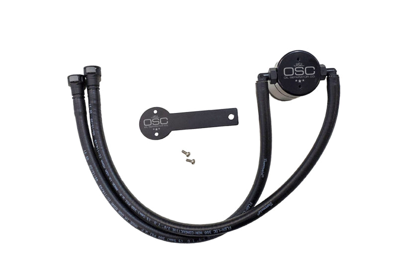 J&L JLT3081D-B 3.0 Driver-Side Oil Separator, Black Anodized for 2016-2024 Chevrolet Camaro LT1 6.2L