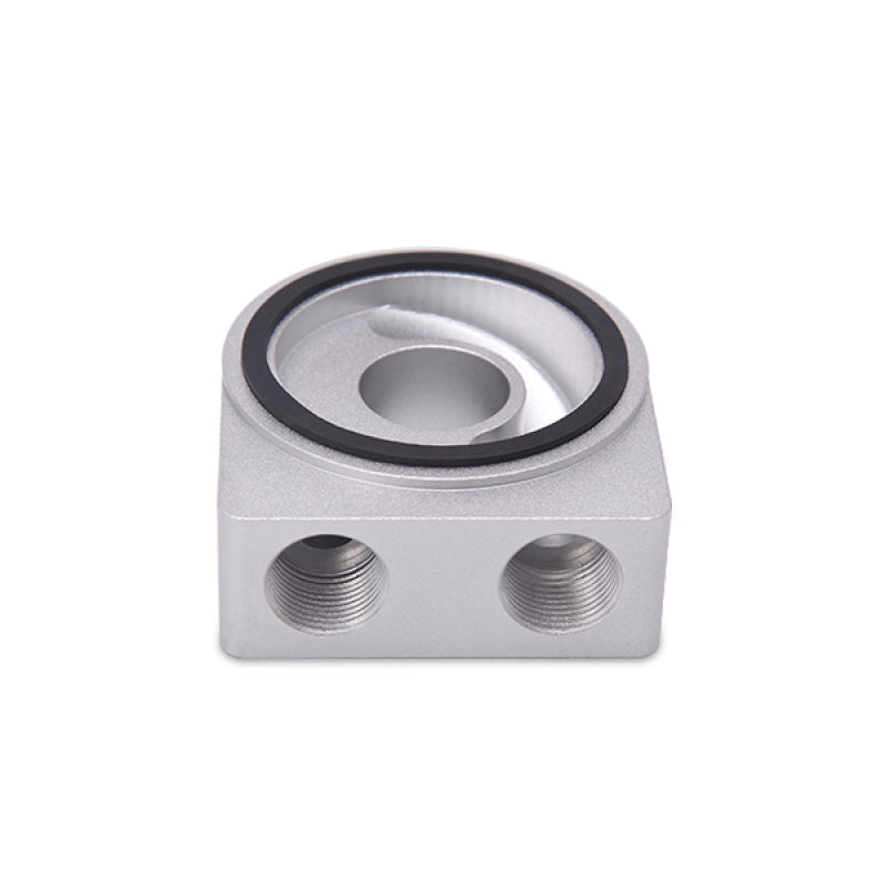 Mishimoto M22 Oil Sandwich Plate - High-Flow Aluminum Cooler Adapter for Automotive Oil Systems