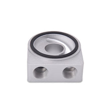 Load image into Gallery viewer, Mishimoto M22 Oil Sandwich Plate - High-Flow Aluminum Cooler Adapter for Automotive Oil Systems