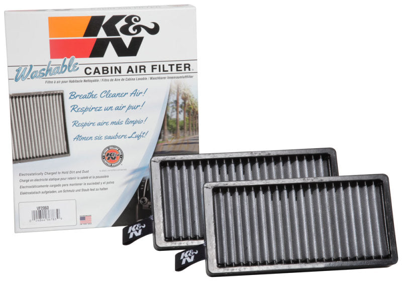 K&N Engineering KNNVF2060 Washable Cabin Air Filter for Mini Cooper and BMW X1