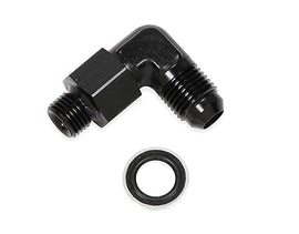 Earl's 90 Degree -6 AN Male to 12mm x 1.5 Swivel Adapter Aluminum Carb Adapter