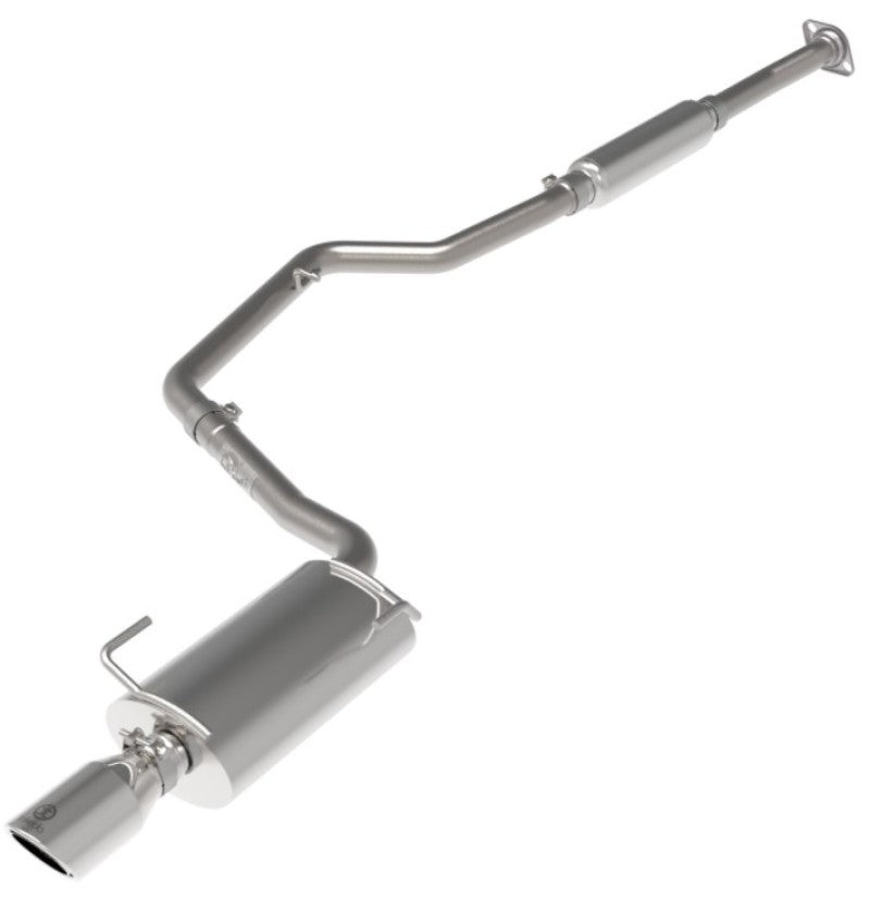 aFe Power Takeda 2-1/4 Inch Stainless Steel Cat-Back Exhaust System with Polished Tip for Subaru Impreza 2012-2016