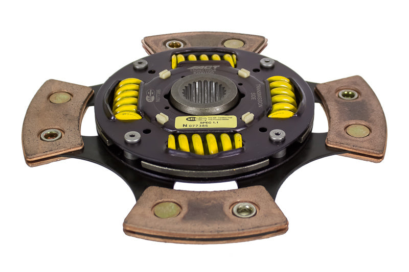 ACT 1990 Mazda Miata 4 Pad Sprung Race Disc – High-Performance Ceramic Friction Material, Faster Shifting, Heavy-Duty Springs