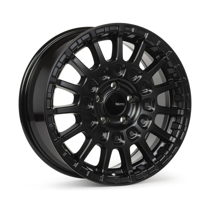 Enkei Overlander 17-Inch Alloy Wheel with 5x100 Bolt Pattern * Black Finish, Part Number enk544-775-8035BK