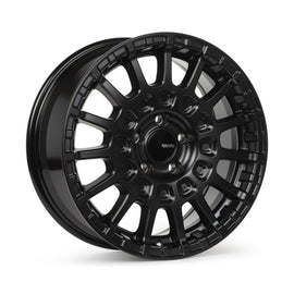 Enkei Overlander 17-Inch Alloy Wheel with 5x100 Bolt Pattern * Black Finish, Part Number enk544-775-8035BK