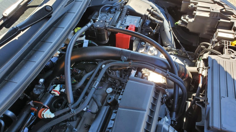 J&L Oil Separator 3.0 JLT3056D-B, Black Anodized for Ford Bronco Sport, Maverick, Escape and Lincoln Corsair