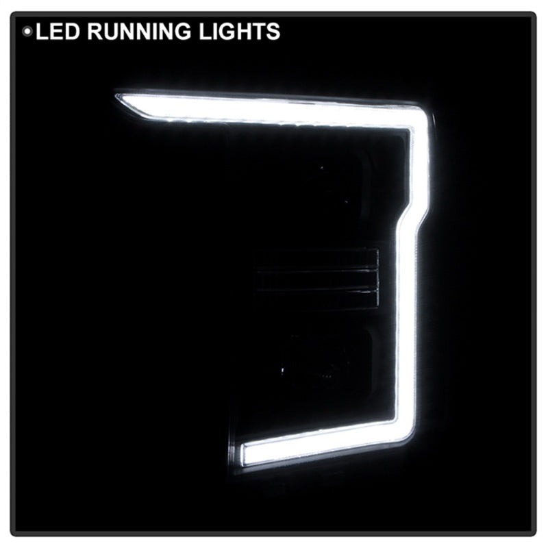 Spyder Signature LED Projector Headlights for 2020-2021 Ford F-150 - Black Finish