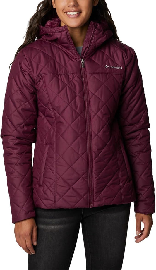 Columbia Women's Copper Crest Hooded Jacket, Marionberry