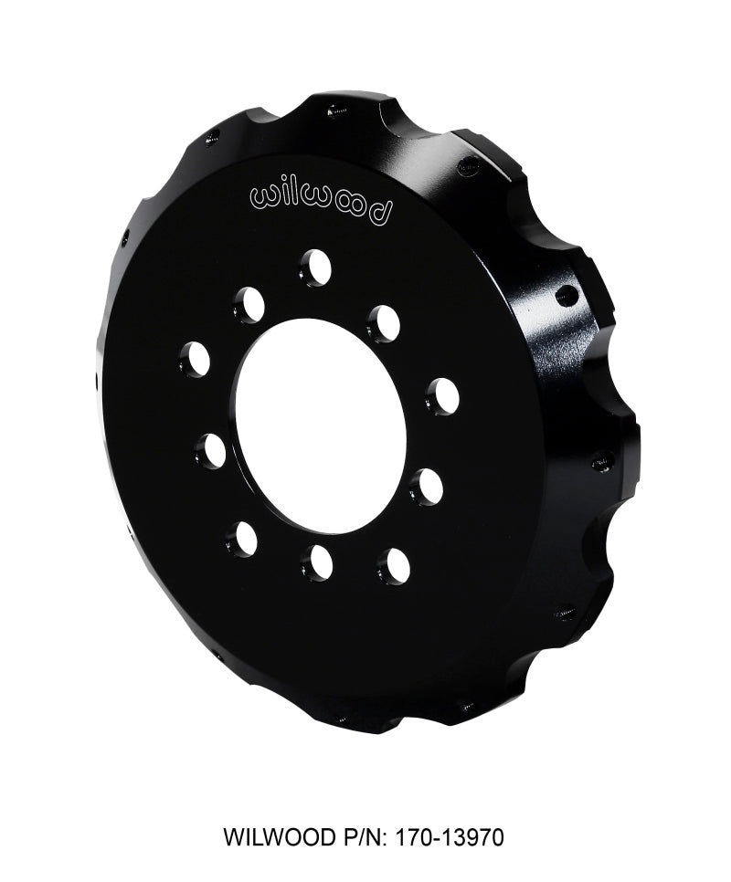 Wilwood GT Series Big Brake Flared Bell Hat - Part #wil170-13970, Front 0.950-inch Offset, 12-inch Rotor, 8.75-inch Bolt Circle