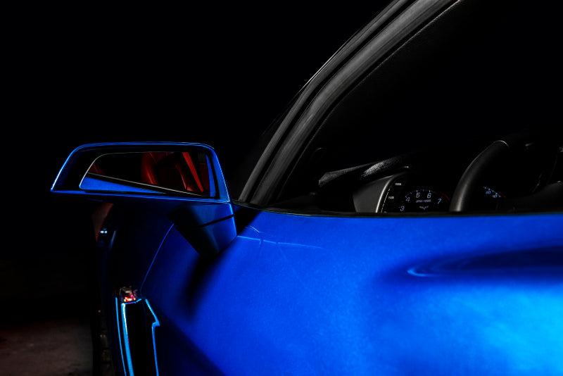 Oracle 05-13 Chevrolet Corvette C6 Concept Side Mirrors – Unpainted with Integrated LED Turn Signals and Parking Lights