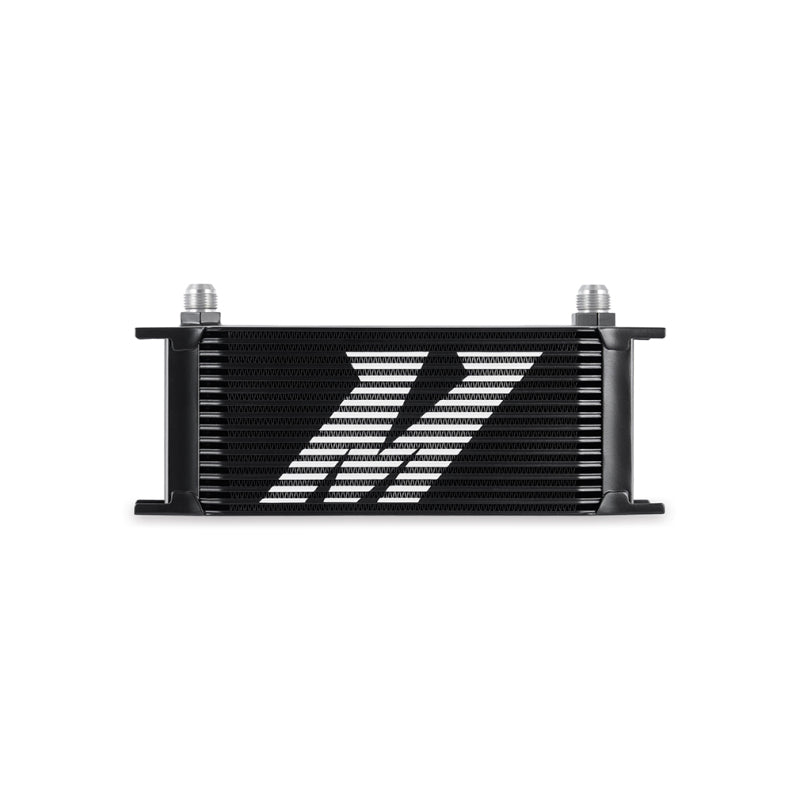 Mishimoto Universal 16-Row Oil Cooler - Black for High-Performance Engine Cooling
