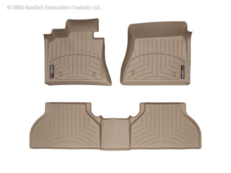 WeatherTech FloorLiner DigitalFit Black Front and Rear Floor Mats WET44559-1-2 for 2013-2015 BMW X5 and 2015 BMW X6