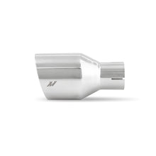 Load image into Gallery viewer, Mishimoto Clamp-On Double-Wall Exhaust Tip, 2.5-Inch Inlet, 4.5-Inch Slash-Cut Outlet, Polished - MMEXH-TIP-DW25P