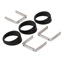 Load image into Gallery viewer, AutoMeter 2-1/16 Inch Black Angle Rings (3 Pack) with Mounting Brackets for Precise Gauge Installation