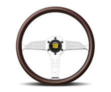 Load image into Gallery viewer, MOMO Super Grand Prix 350 mm Mahogany Wood Steering Wheel with Polished Spokes