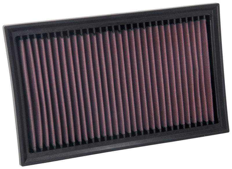 K&N Engineering 33-5084 High-Flow Reusable Air Filter for 2019-2020 Volkswagen Jetta and Golf Models