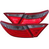 ANZO 2015-2016 Toyota Camry LED Tail Lights with Smoke Lens - Stylish and Fully Street Legal