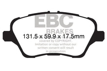 Load image into Gallery viewer, EBC Bluestuff NDX Full Race Front Brake Pads for Ford Fiesta (2013-2019) Part Number ebcdp52149ndx