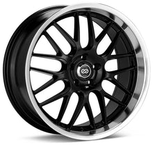 Load image into Gallery viewer, Enkei Lusso 18x8 Inch Alloy Wheel with 45mm Offset and 5x112 Bolt Pattern - Black with Machined Lip