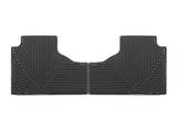 WeatherTech All-Weather Rear Floor Mats for Chevrolet Suburban and Tahoe - Black