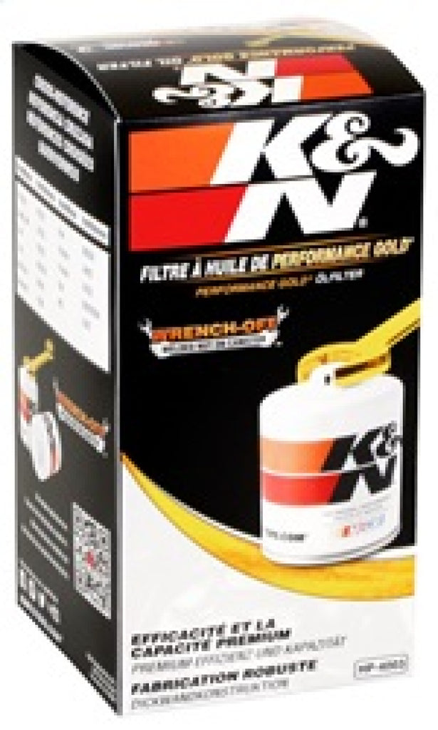 K&N Engineering Premium Gold Oil Filter for Dodge Ram and D250 Models Part #knnHP-4003