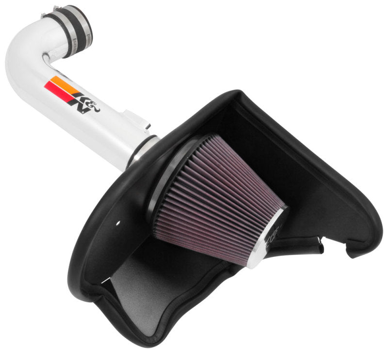K&N Engineering 69-4535TP Silver Typhoon Short Ram Intake for Chevrolet Camaro 3.6L