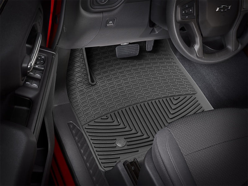 WeatherTech All-Weather Front Floor Mats for 2019 Chevrolet Silverado 1500 and GMC Sierra 1500 * Black