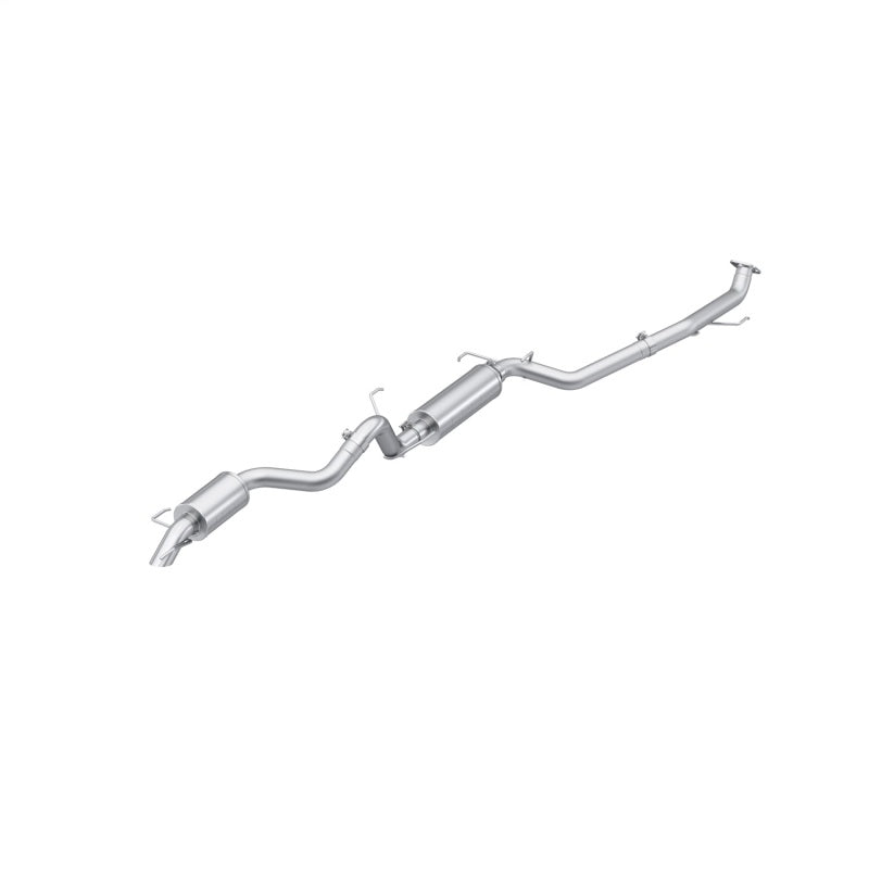 MBRP Armor Lite Series Cat Back Exhaust System for Toyota Land Cruiser and 4Runner – 3-inch High Clearance Turn Down, Aluminized Steel
