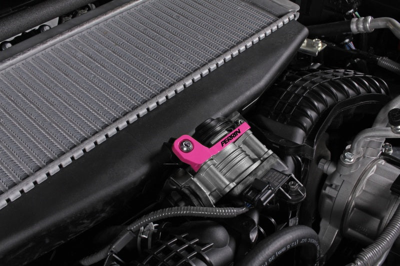 Perrin Performance Turbo Intercooler Bracket for Subaru WRX, Ascent, Outback & Legacy * Hyper Pink (Part Number: perPSP-ITR-331HP)